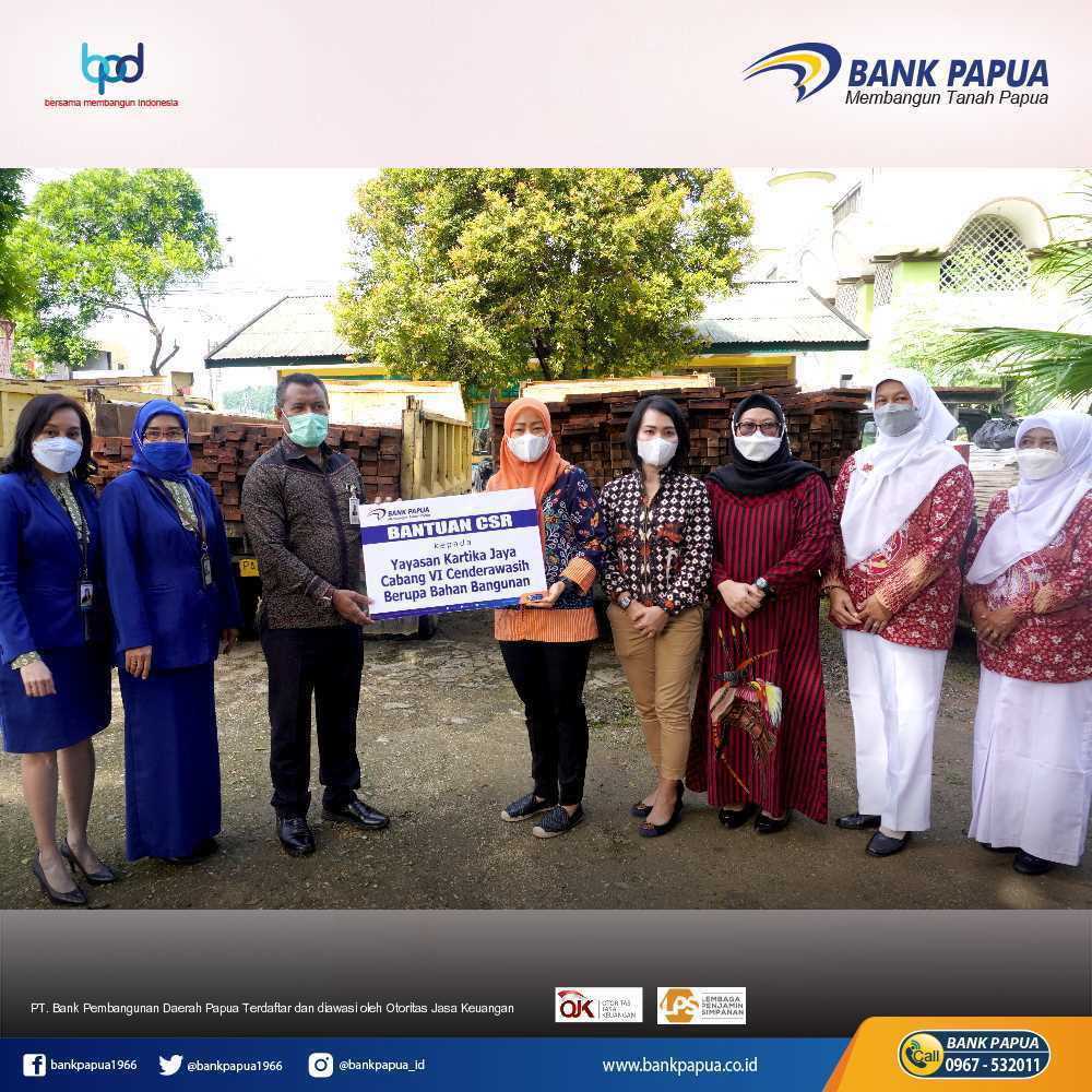 Bantuan CSR bahan bangunan untuk Yayasan Kartika Jaya